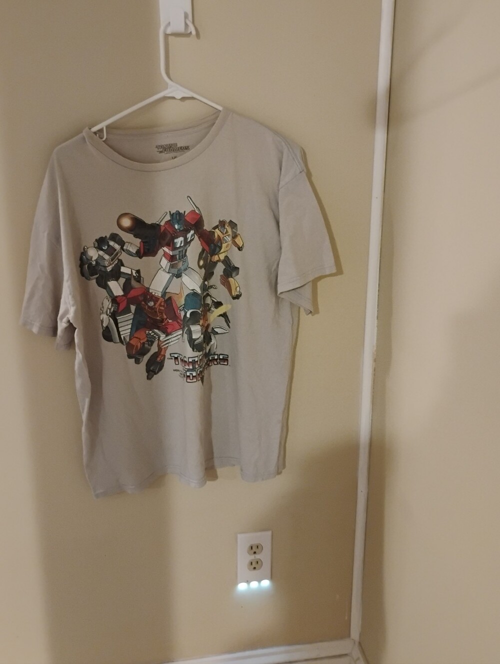 Transformers Mens Short Sleeve Graphic Tee Shirt Top Sz L